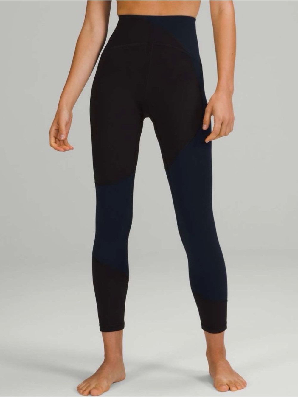Lululemon Athletica Nulu Color Block High-Rise Tight 25”